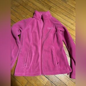 Women’s Pink Columbia Fleece Full Zip Jacket M